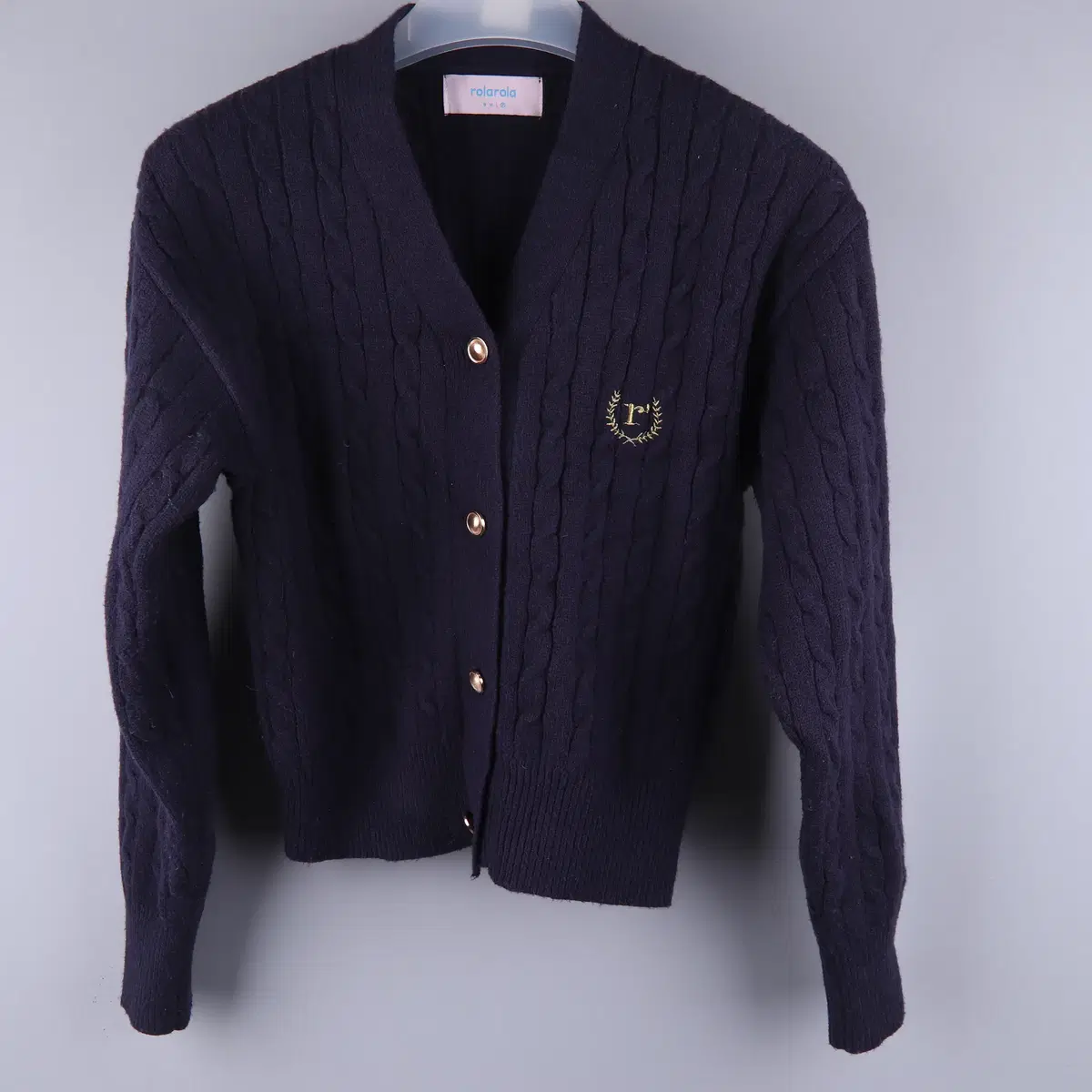 (여성) 로라로라 가디건 NECK CABLE CARDIGAN (F)